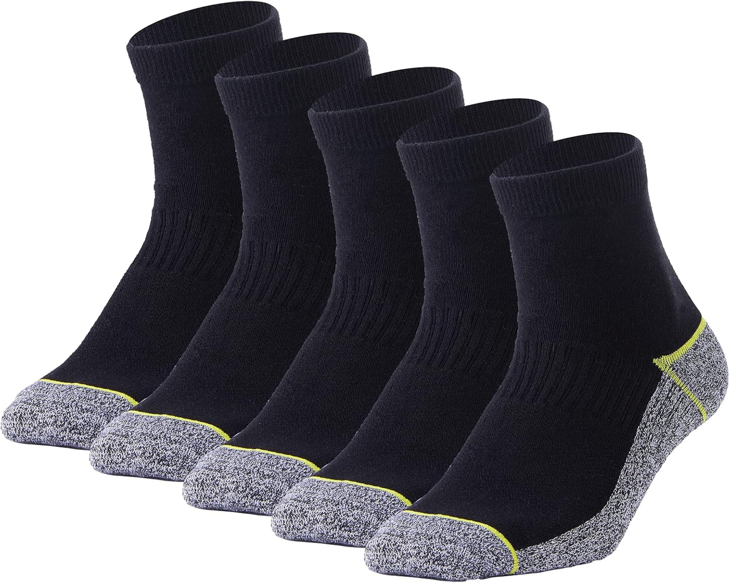 Copper Infused Quarter Socks Improve Foot Health Odor Control with Moisture Wicking Durable Comfortable Fit