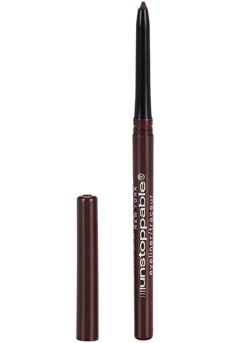 Unstoppable Waterproof Mechanical Brown Eyeliner Pencil, Easy to Apply, Smooth Glide, up to 24 Hour Wear, Cinnabar