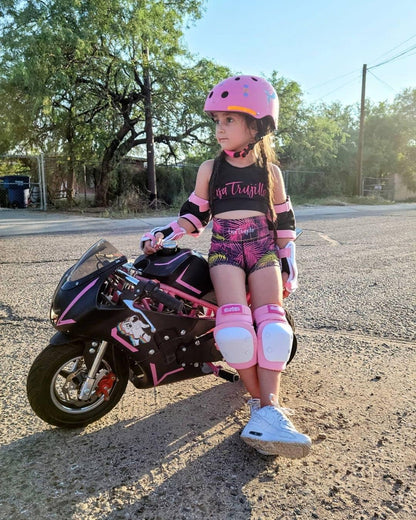 Bike Helmet with DIY Stickers, CPSC & CE Certified - Toddler Helmet for Skateboard Roller-Skating Bicycle Scooter