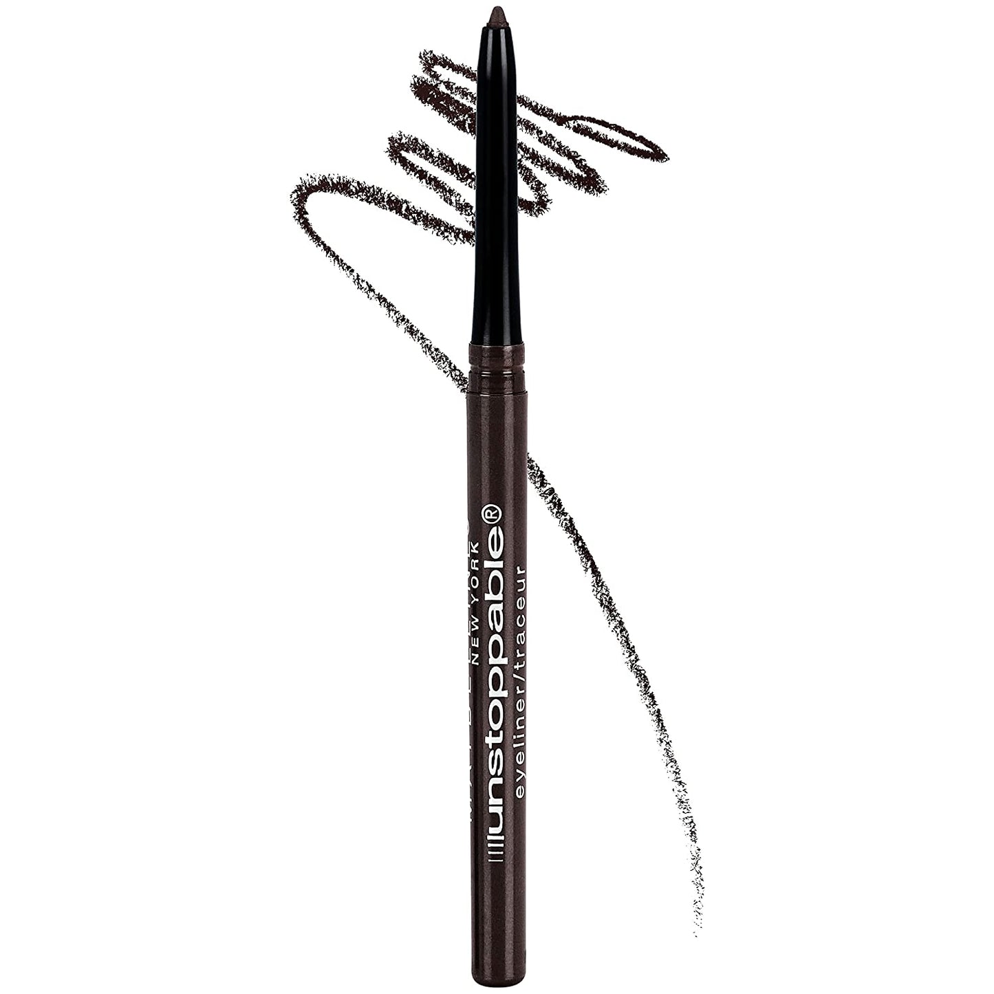 Unstoppable Waterproof Mechanical Brown Eyeliner Pencil, Easy to Apply, Smooth Glide, up to 24 Hour Wear, Espresso