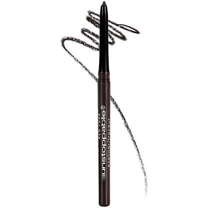 Unstoppable Waterproof Mechanical Brown Eyeliner Pencil, Easy to Apply, Smooth Glide, up to 24 Hour Wear, Espresso