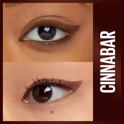 Unstoppable Waterproof Mechanical Brown Eyeliner Pencil, Easy to Apply, Smooth Glide, up to 24 Hour Wear, Cinnabar