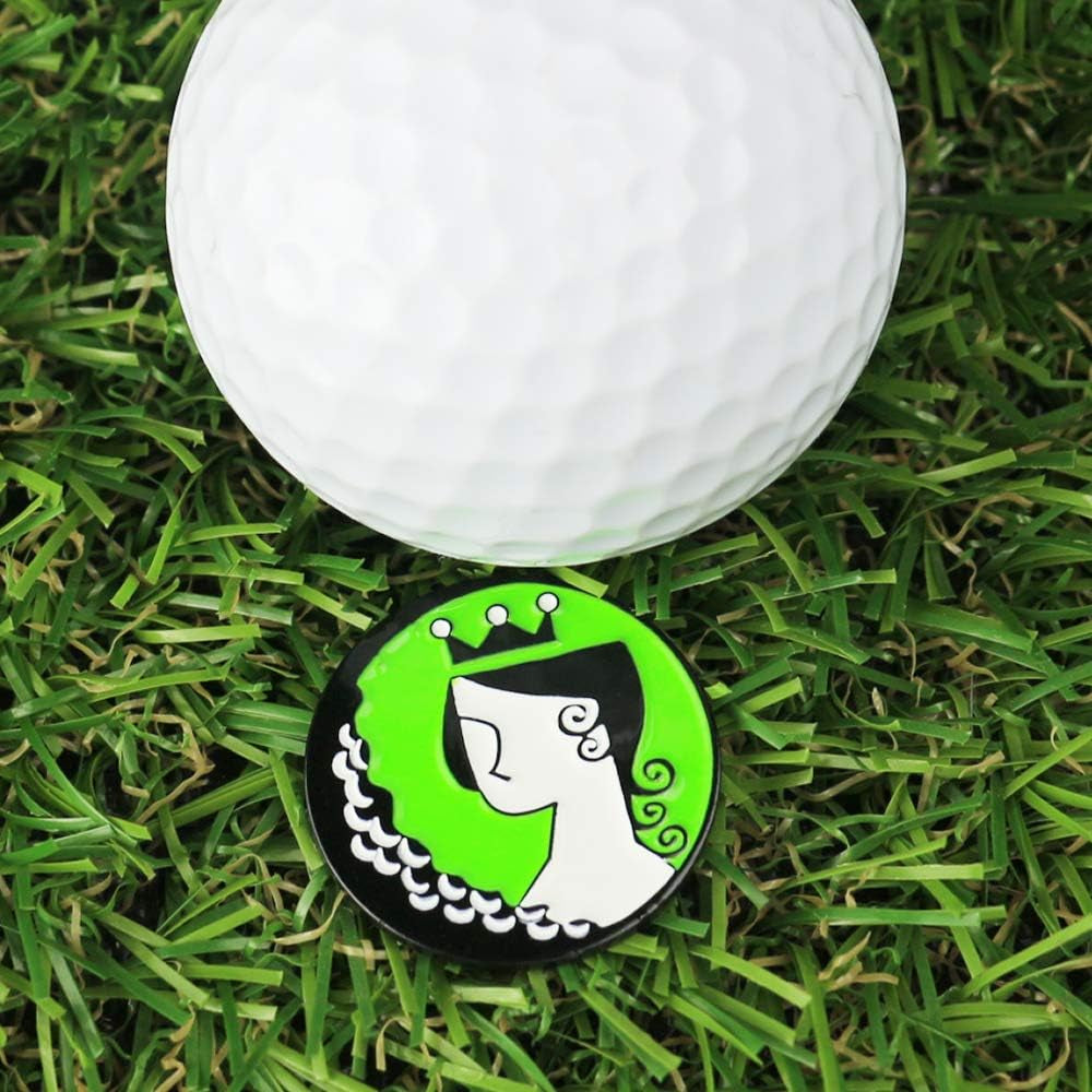 Lot of 10 Golf Ball Markers Assorted Patterns - Soft Enamel Technique